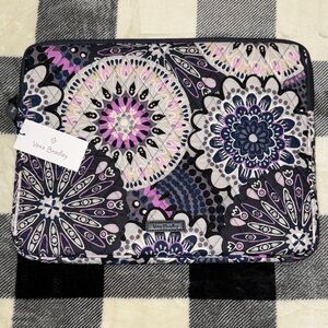 New Vera Bradley Mimosa Medallion Pattern Laptop Sleeve